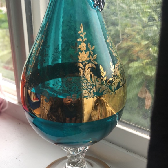 Beautiful vintage glass carafe. - Picture 4 of 6